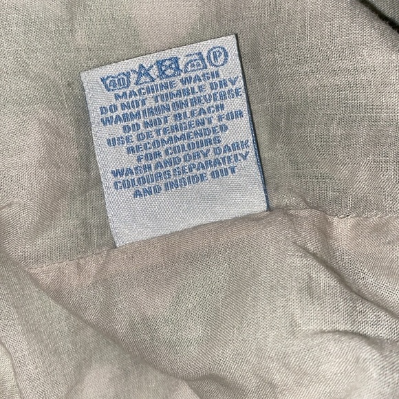 Boden skirt green & white print with pockets size 8 cotton fabric - Picture 6 of 9